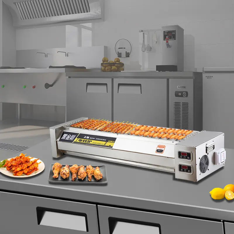 Compact Electric BBQ Grill for Indoor Cooking Fun!