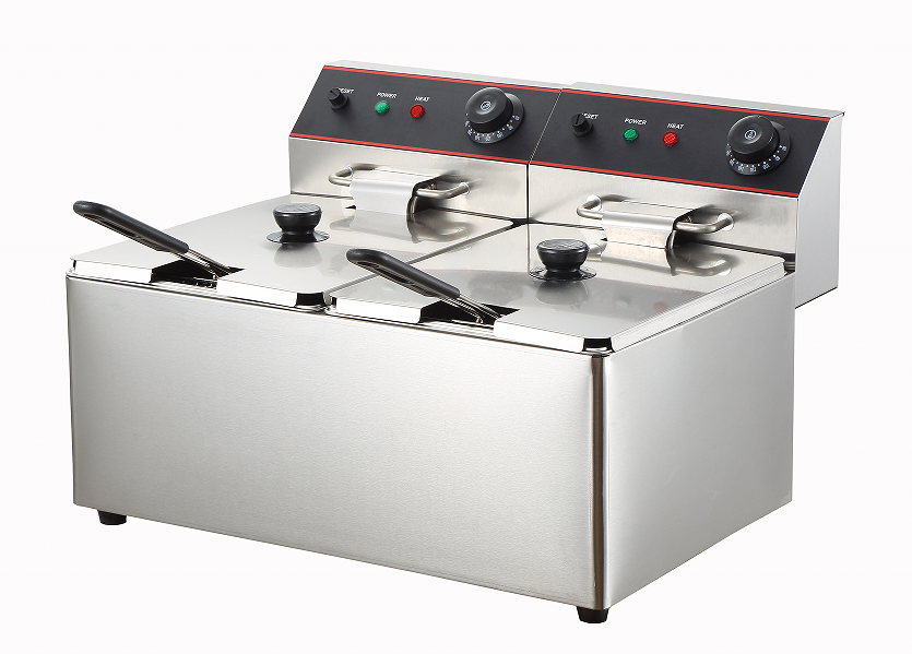 The electric fryer is stylish, small in size and easy to operate to add color to your kitchen!