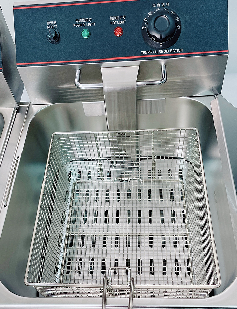 Commercial Dual Tank Electric Fryer - 11L+11L