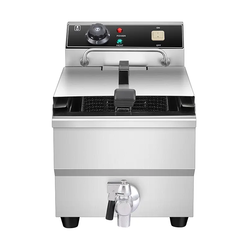 10L Commercial Electric Fryer - Heavy Duty & Efficient Cooking
