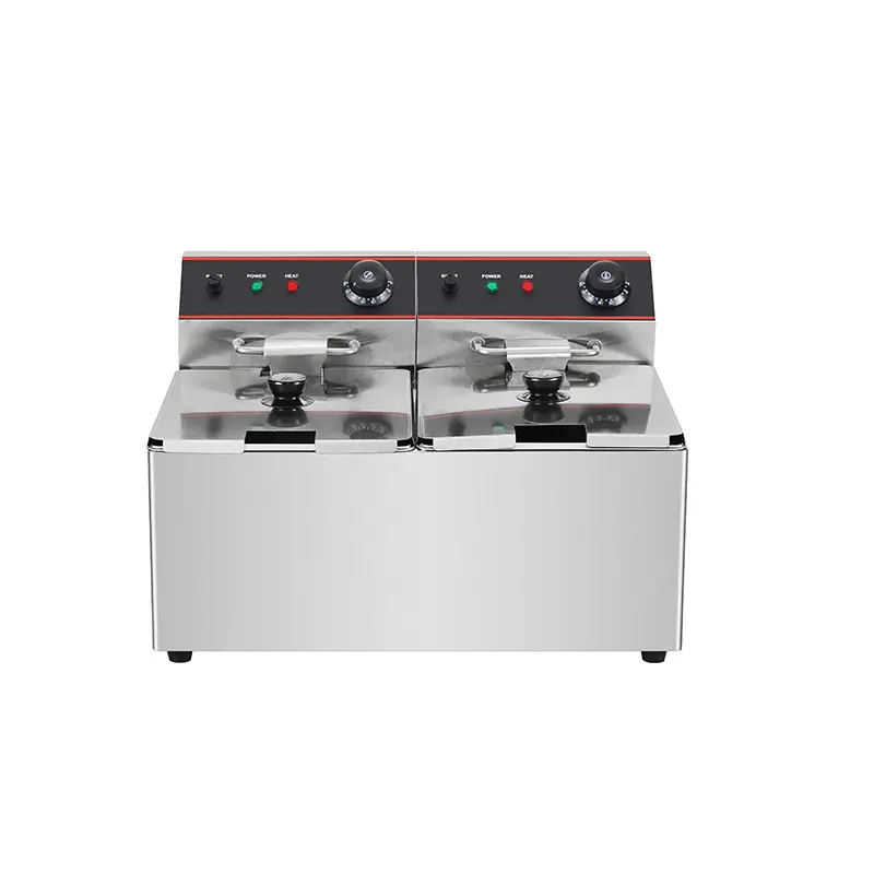 The electric fryer is stylish, small in size and easy to operate to add color to your kitchen! (3).JPG