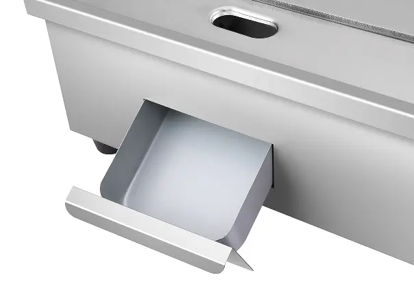 Electric Half Flat Half Concave Griddle - Versatile Cooking