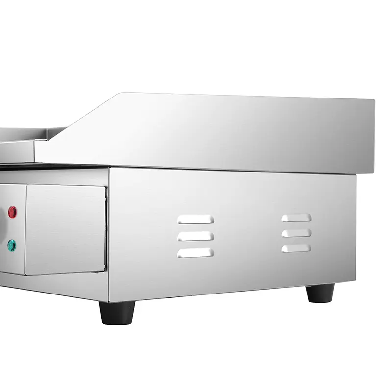 Electric Half Flat & Half Concave Griddle - Versatile Cooking