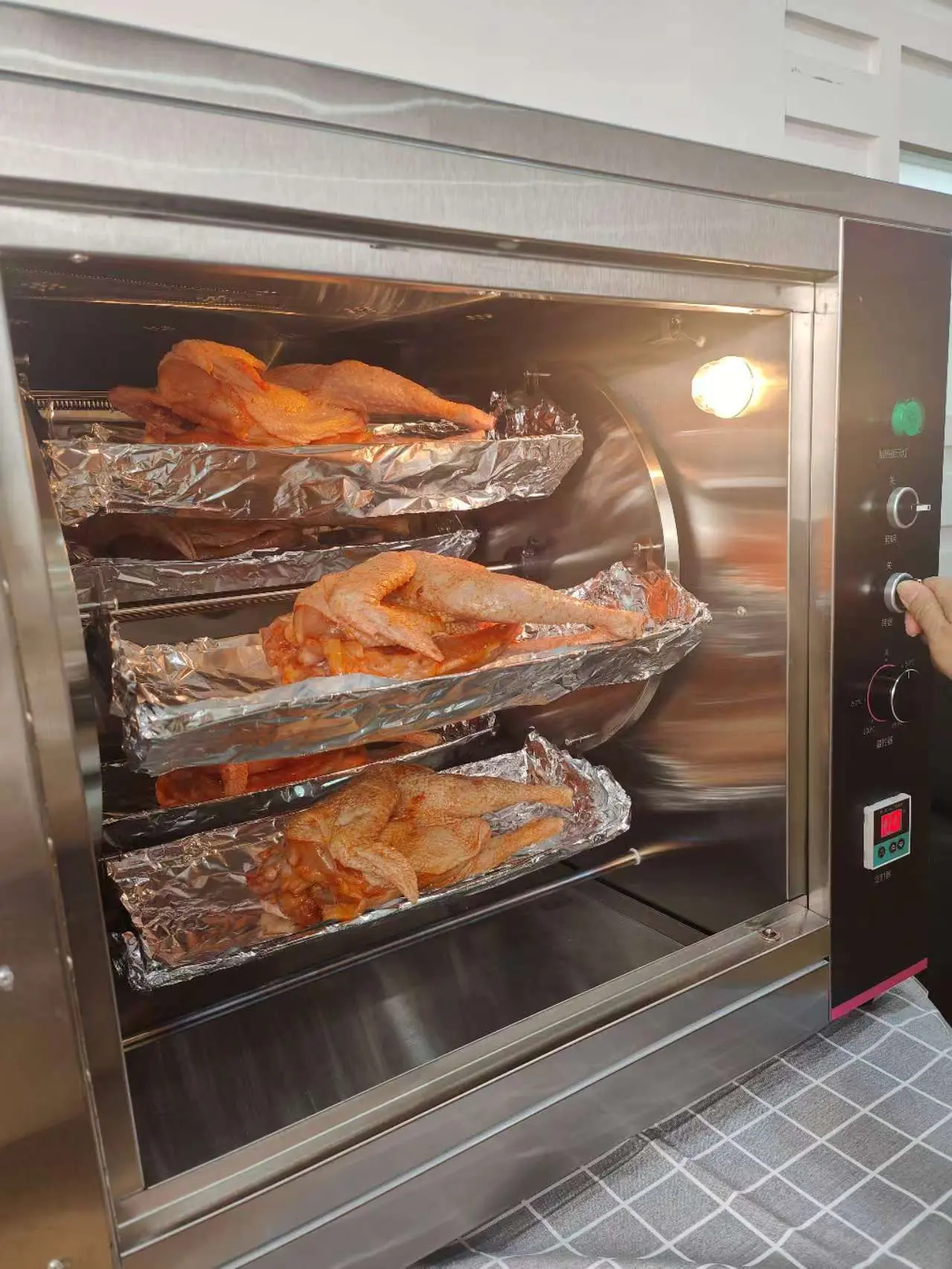 Commercial Electric Chicken Rotisserie Oven - Perfect for You~